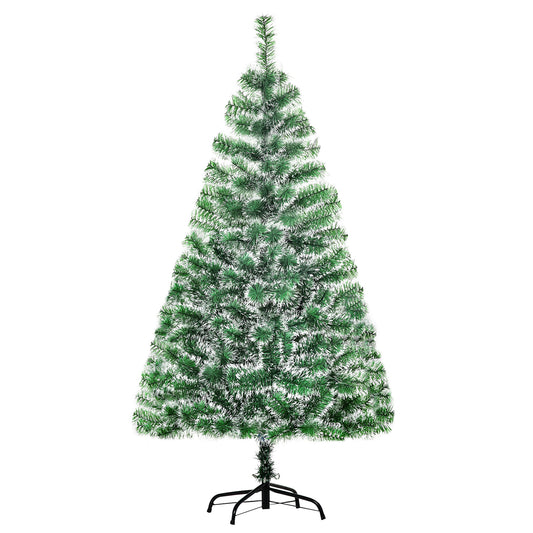 Artificial Christmas Tree with 416 Branches in PET with Metal Base, Ø75x150 cm, Green