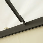 Garden Gazebo 4x3m with Mosquito Net, Curtains and Double Roof in Aluminum and Polyester, Cream - Borge' Group Limited