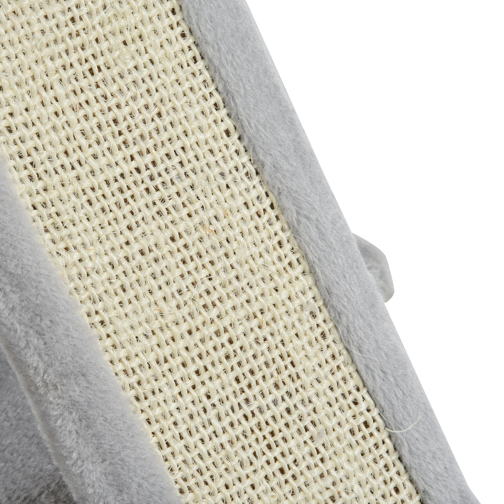 Cat Tree with Sisal Poles, Bed and 2 Houses, 59x39x83cm, Grey - Borge' Group Limited