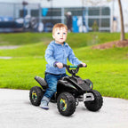 Electric Quad Bike for Children 18-36 Months with 6V Rechargeable Battery, 72x40x45.5 cm, Black