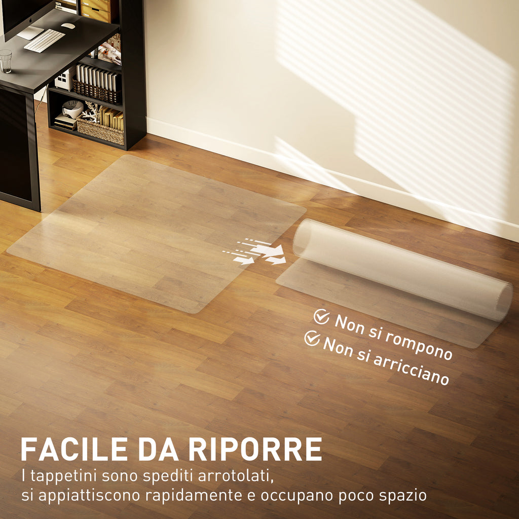 120x120cm Clear Plastic Floor Protector for Office Chairs