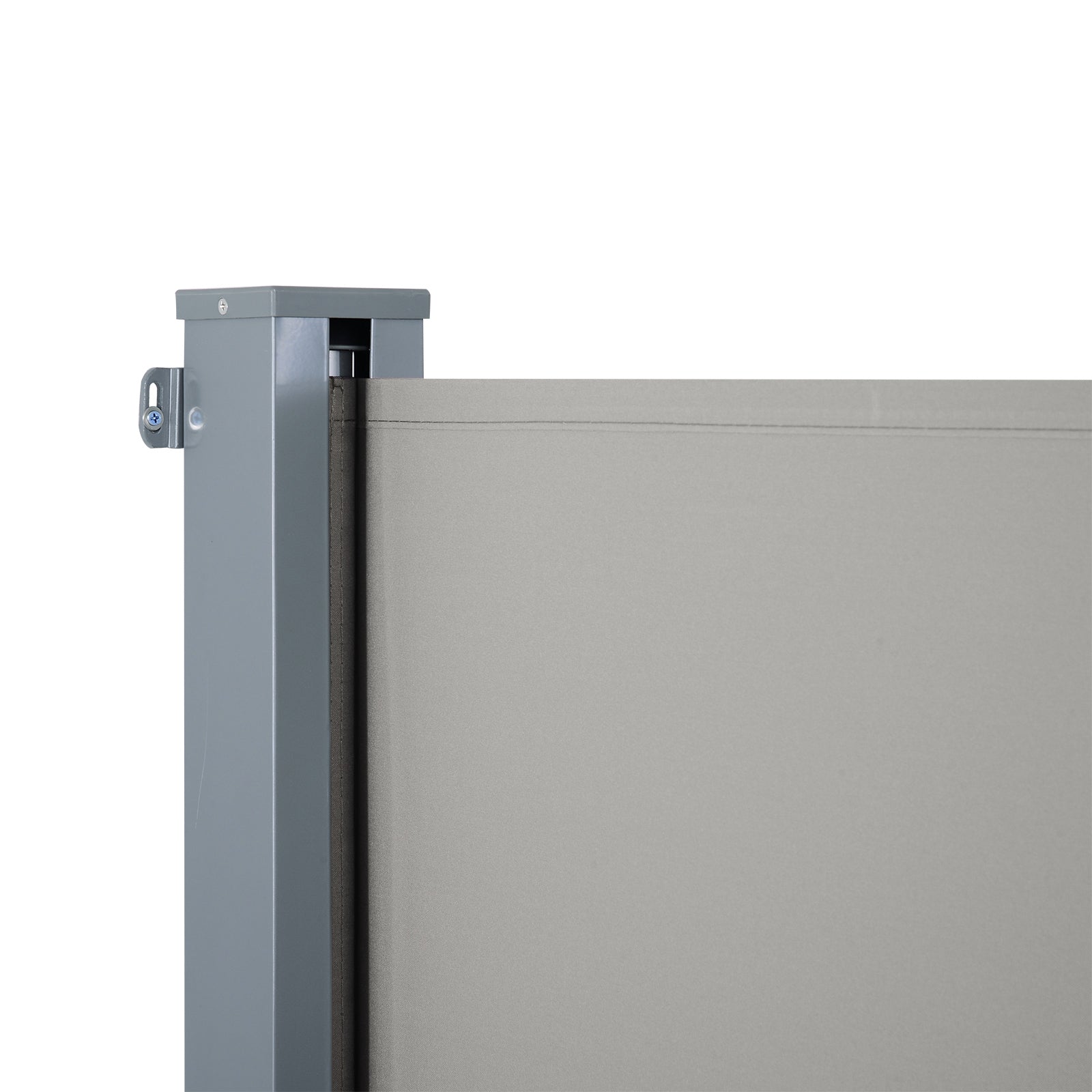 3x1.6m Aluminum and Waterproof Anti-UV Polyester Side and Roll-Up Awning for Wind/Privacy