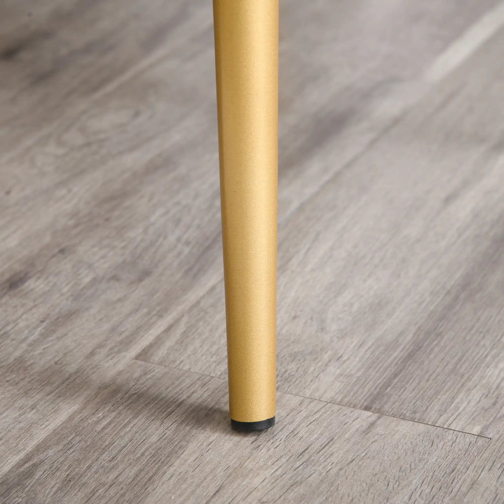 Set of 2 Modern Upholstered Dining Chairs with Upholstery and Backrest, Iron Legs for Kitchen, Living Room or Lounge in Modern Style, Green and Black, 50x56