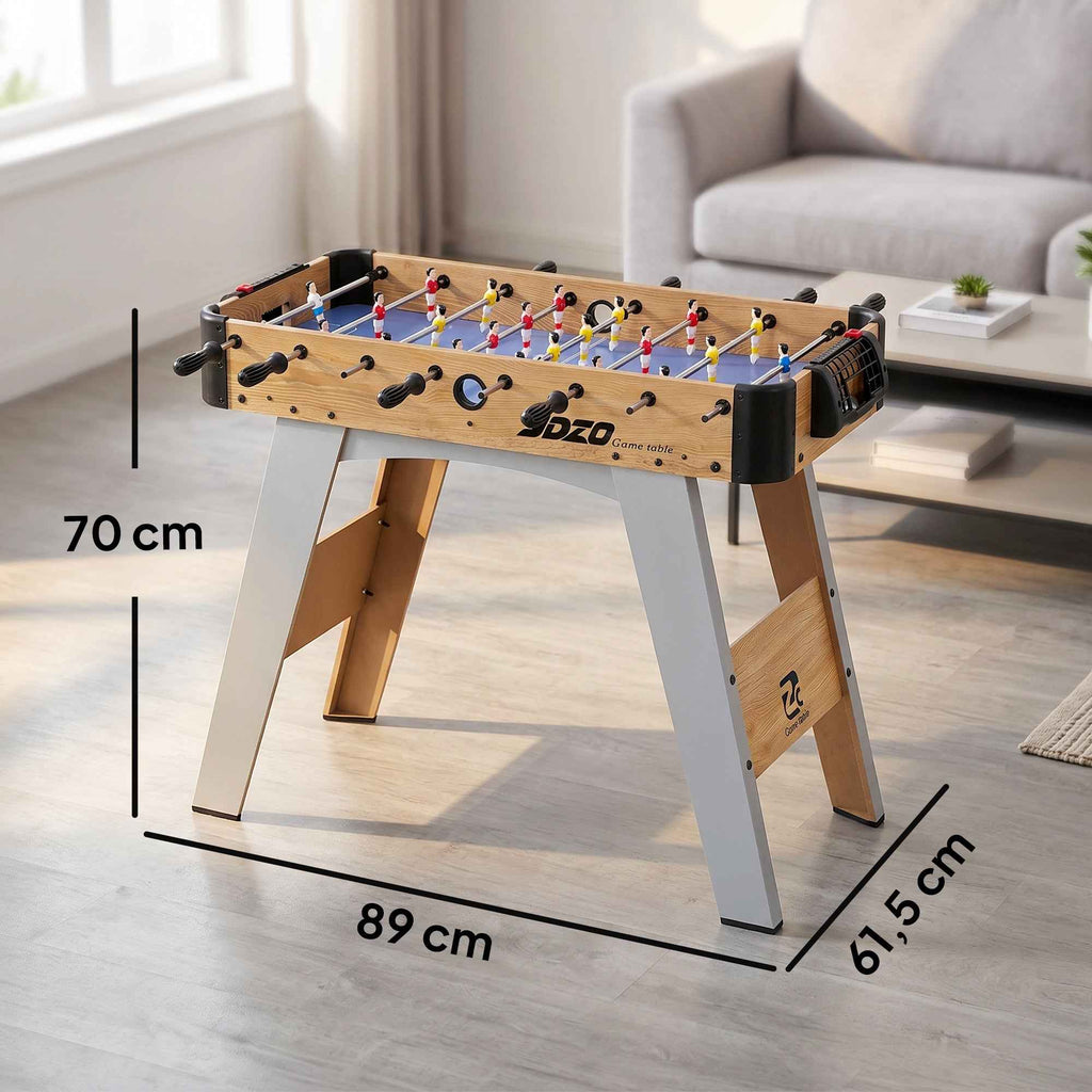 SPORTNOW Table Football: 89cm Mini Table, 2 Manual Scoreboards, Purple