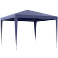 Garden Gazebo 3x3 m Foldable and Portable with Anti-UV Cover, Blue