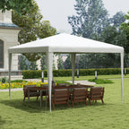 Garden Gazebo 3x3 m Foldable and Portable with Anti-UV Cover, White