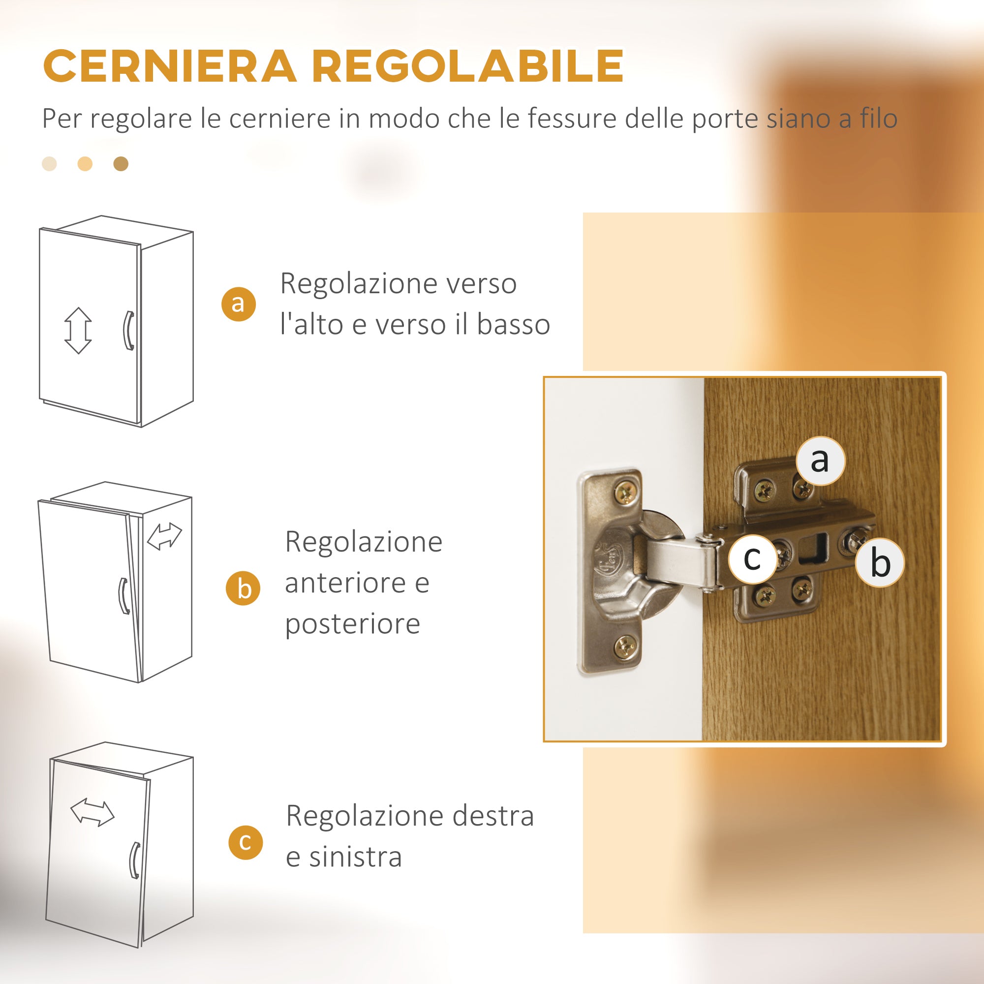 4-Door Chipboard Tall Pantry Cabinet with Cupboards and Open Shelf, 80x40x180 cm