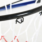SPORTNOW Wall Basketball Hoop with Unbreakable Backboard and Steel Rim, 113x61x73 cm