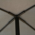 Garden Rocking Lounger Outdoor Sun Lounger Grey