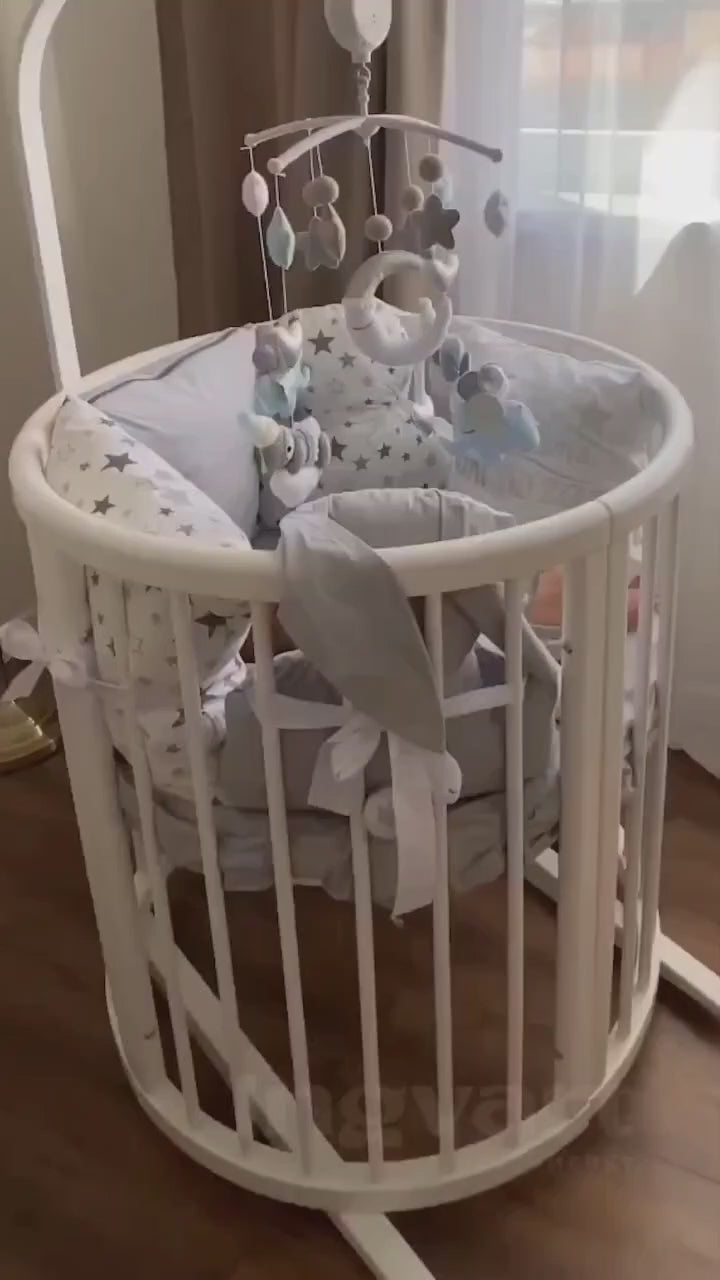 Baby Bed Smart 9-in-1  White