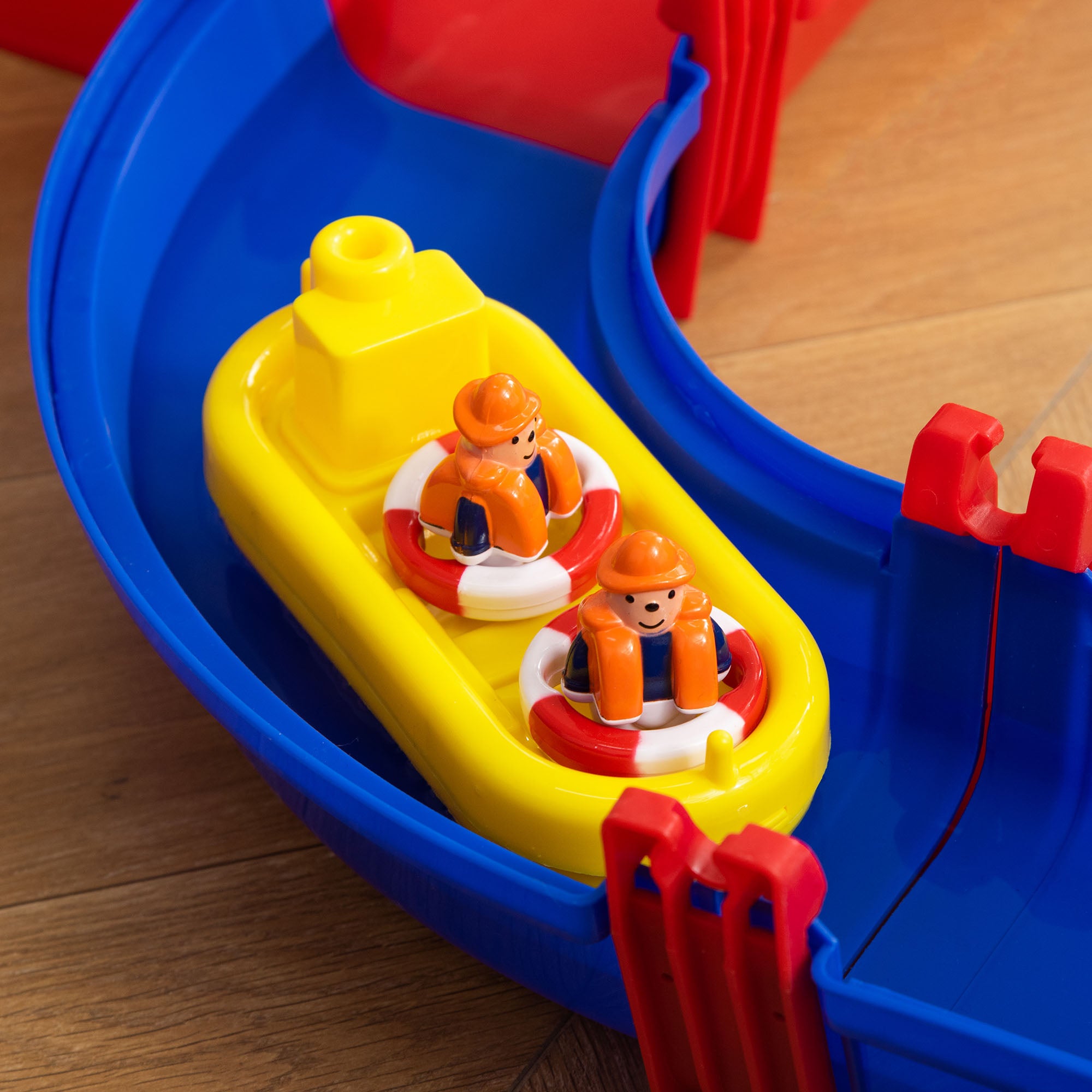 Aquatic Playset 78 Pieces with Water and Sand for Children 3-6 Years, 123x111x7cm, Blue and Red