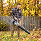 Outsunny 36V Cordless Leaf Blower, 2 x 4000mAh Batteries, Charger Included, Lightweight Model.