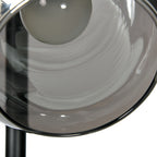 Homcom Tree metal ground lamp with 3 glass lampshades, Ø36x162 cm, black and gray - Borgè