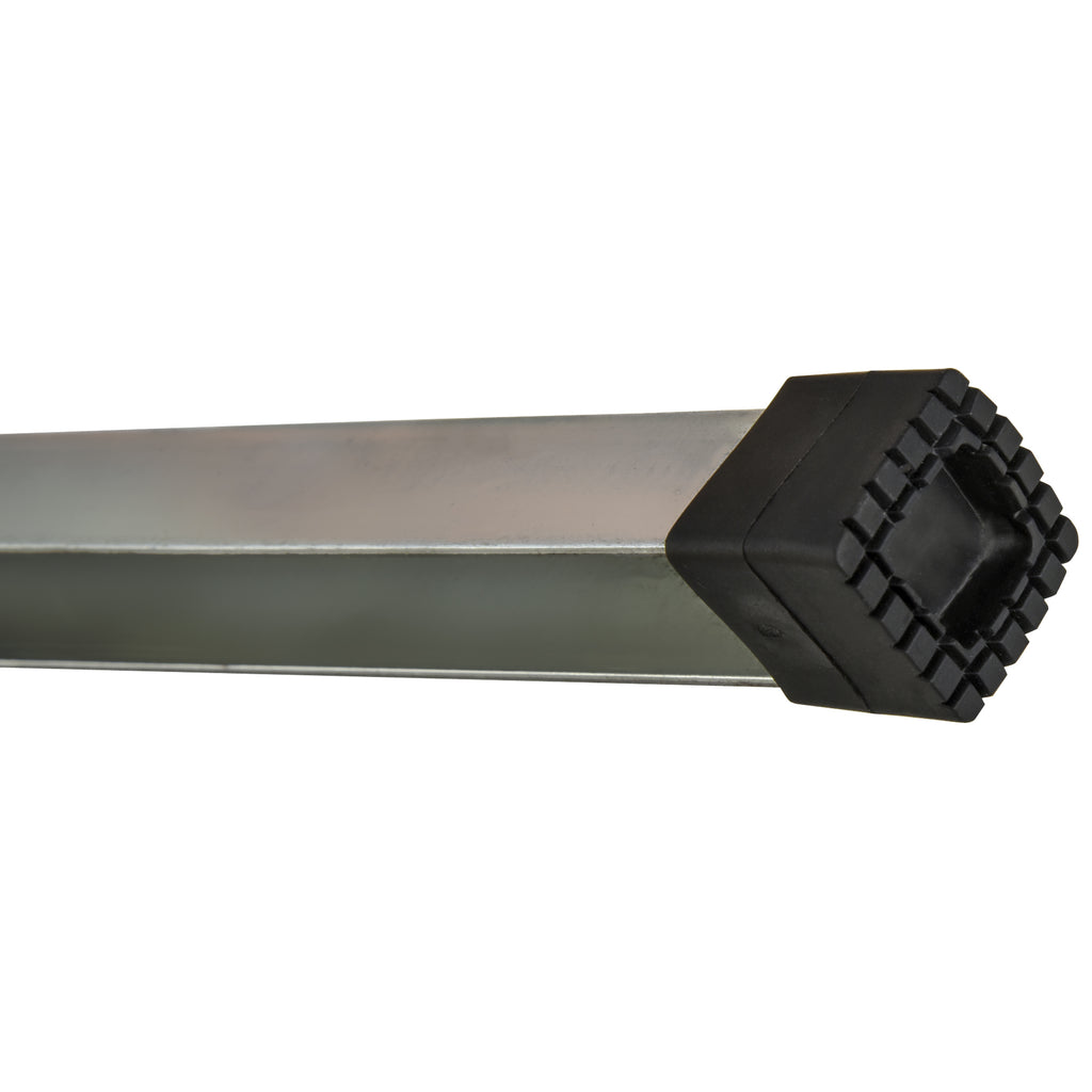 Set of 2 Folding and Portable Work Stands with Non-Slip Worktop, Yellow and Black, for DIY