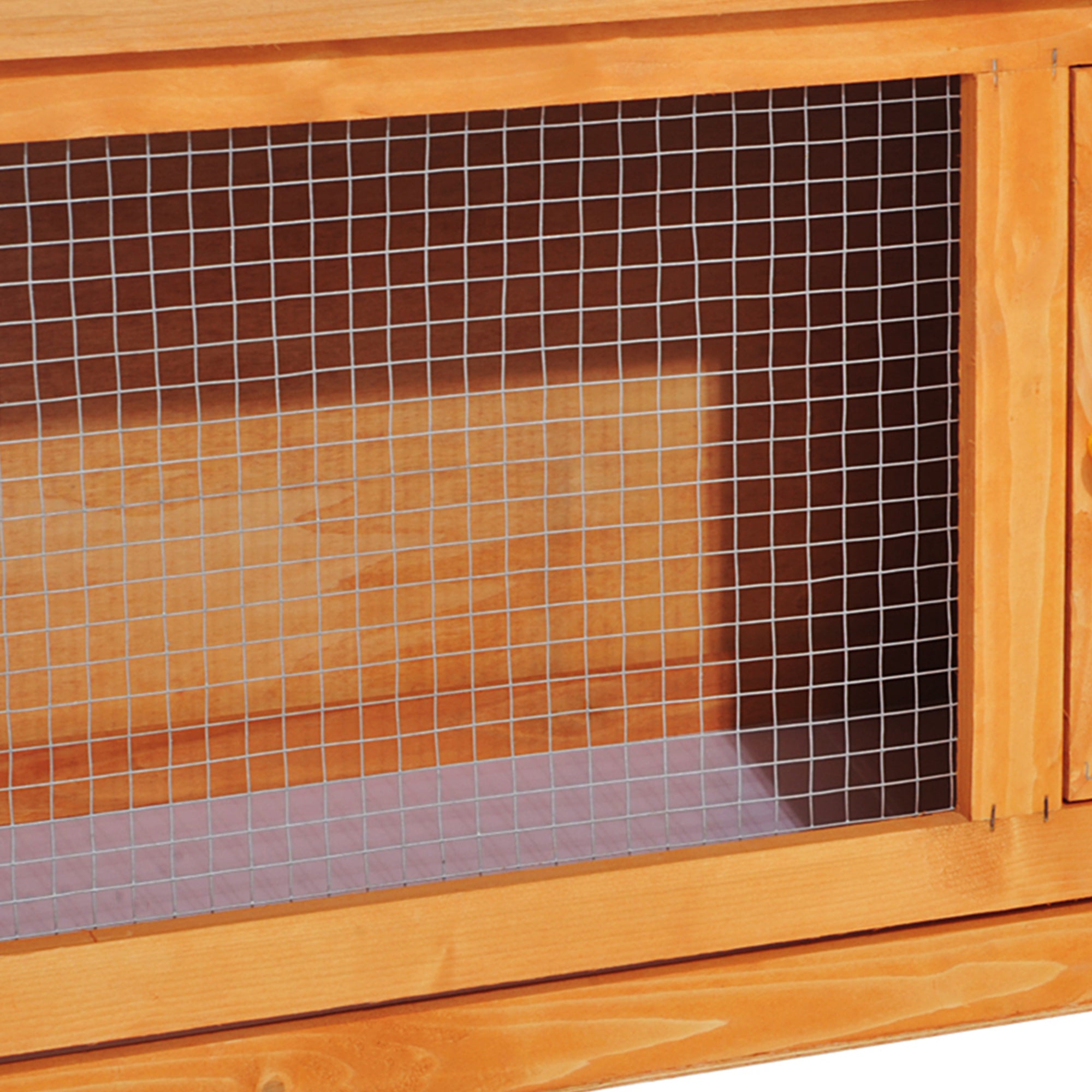 Rabbit Cage Outdoor Hutch in Fir Wood 90 x 45 x 65cm
