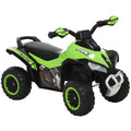 Quad for Children 18-36 Months Manual Push with Integrated Sounds, in PP and Metal, 44x67. 5x38 cm, Green