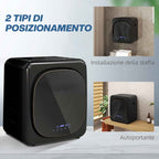 4kg Load Air Dryer with Timer and Smart Program, Stainless Steel and ABS, 48x40x56 cm, Black