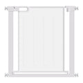 Adjustable Dog Gate with Self-Closing, Steel and ABS, 75-82x76 cm, White