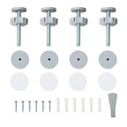 Dog Gate for Small and Medium Dogs with Double Lock and Automatic Closure, 76-103x4.2x77 cm, White