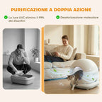 PawHut Self-Cleaning Litter Box with HD Camera, 7L Container and Sensors, in PP and ABS, 58.1x47.5x53 cm, White and Grey