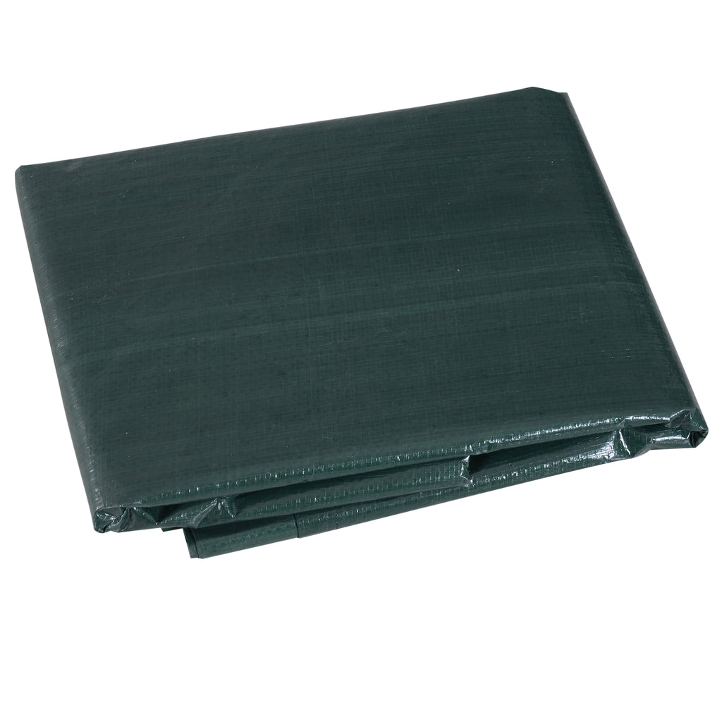 Garden Swing Cover Waterproof Anti-UV Anti-Mold with PE Fixing 215x155x150cm Green