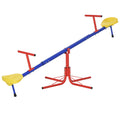 Outsunny 360° Rotating Double Seesaw Children's Swing in Metal and PP, Ages 3-8 Years, 182x77x63cm Multicolor