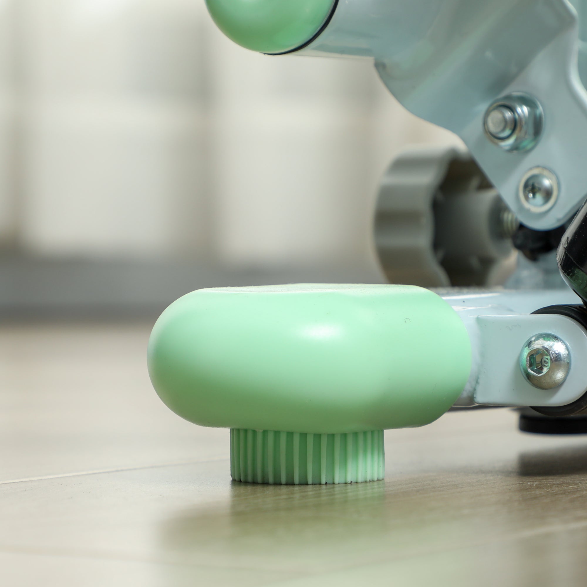 SPORTNOW Stepper with Handlebar and Adjustable Step and LCD Monitor, in Steel and ABS, 48x38x108-118 cm, Green