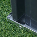 Outsunny raised flowerbed, modular galvanized steel without a bottom, 258x90x30 cm, dark gray - Borgè