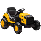 AIYAPLAY Electric Ride-On Toy Car for Children 3-6 Years, Official CAT Brand, 12V, Manual and Remote Control, Yellow