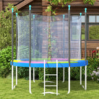 Trampoline Cover Ø305x30 cm Foldable and Portable, in Plastic, PE and Foam, Multicolored - Borgè