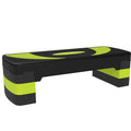 HOMCOM Aerobics Stepper, Adjustable to 3 Heights (10, 15, and 20 cm), Green and Black