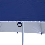 Outsunny 2-in-1 Parasol Tent with UV 50 Protection, Polyester and Iron, 2x2.2 m, Blue