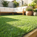 Outsunny 22 Pieces Synthetic Grass Mat, 30x30 cm, 25 mm Pile, Green