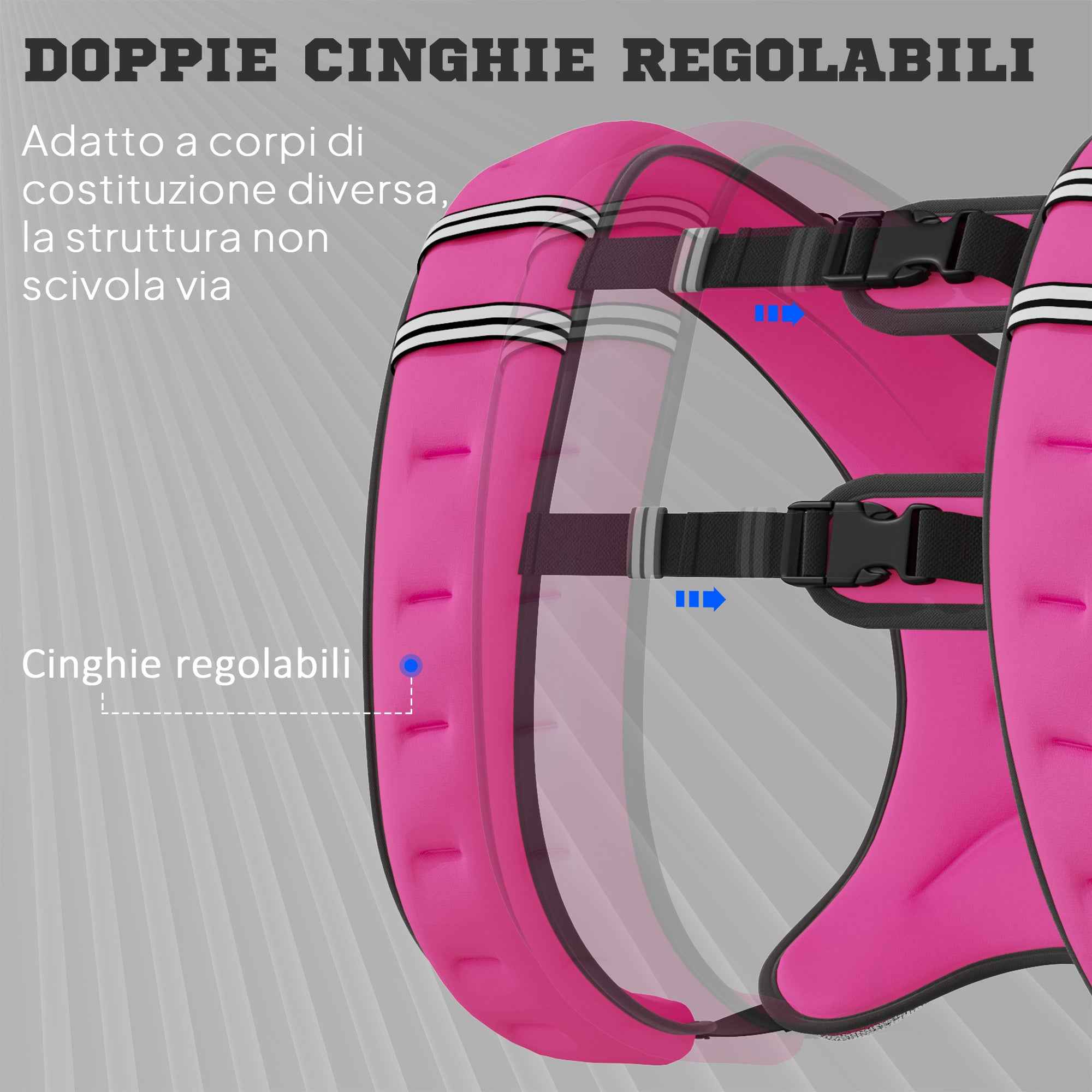 HOMCOM 8kg Breathable Weighted Vest with Storage Pocket and Shoulder Straps, Oxford Fabric, 40x35cm, Pink