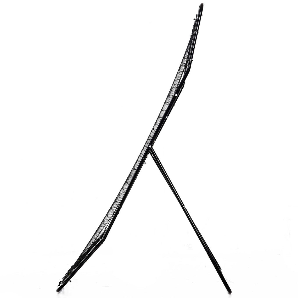 Foldable Football and Baseball Rebounder with Accuracy Zone, Made of PE and Metal, 123x90x174 cm, Black