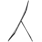 Foldable Football and Baseball Rebounder with Accuracy Zone, Made of PE and Metal, 123x90x174 cm, Black