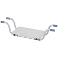 Aluminum Alloy and Plastic Bathtub Seat, Adjustable Width 73-83cm Bathtub Stool, Max. Load 150kg
