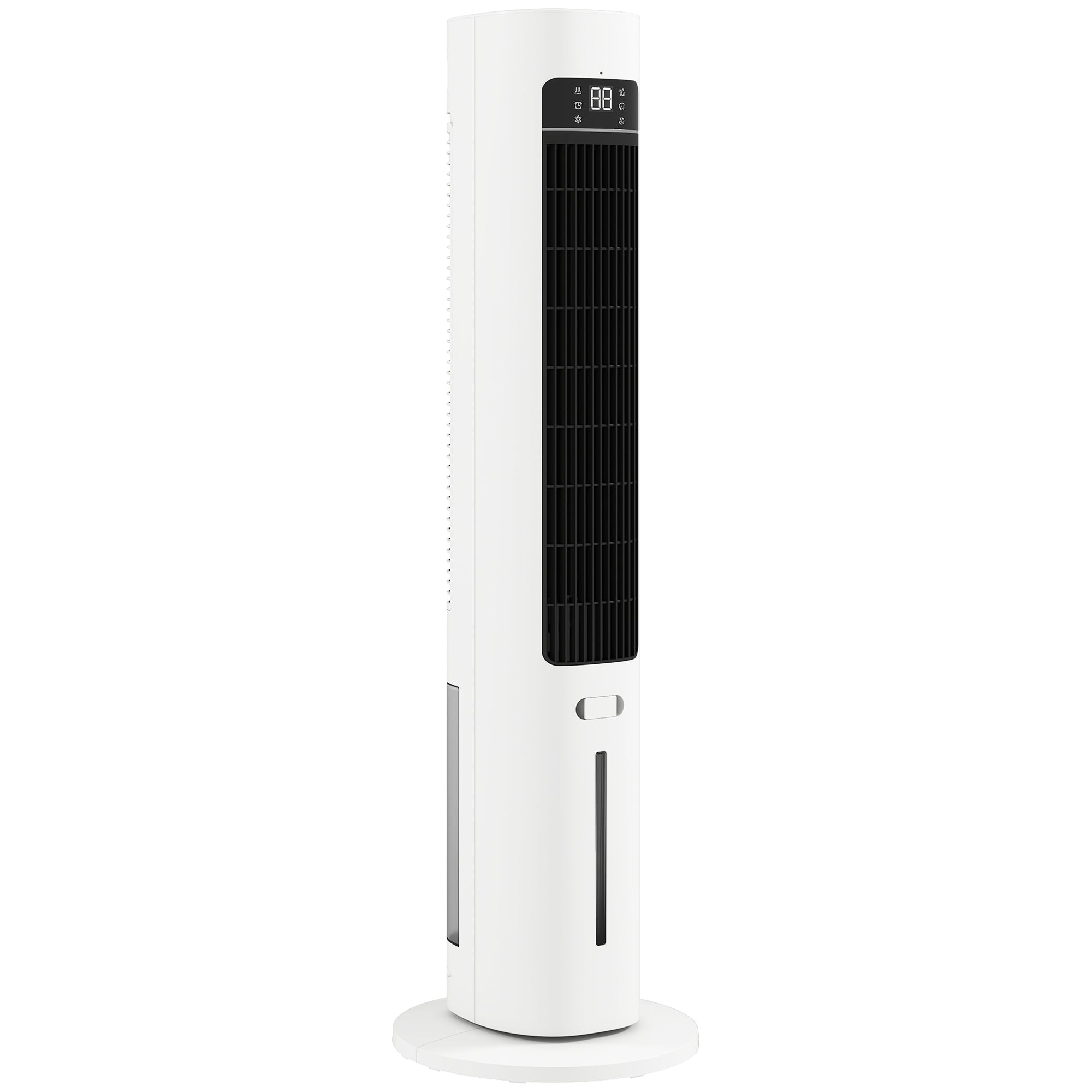 Evaporative Air Cooler, 3L Tank, 48° Oscillation, 3 Speeds and Modes, White