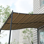 Outsunny spare sheet for garden pergola 2.5x3 m with 8 drainage holes, in polyester, 297x243 cm, beige - Borgè