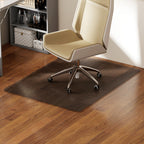 120x90cm Transparent Black Plastic Floor Protector for Office Chairs