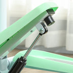 SPORTNOW Stepper with Handlebar and Adjustable Step and LCD Monitor, in Steel and ABS, 48x38x108-118 cm, Green