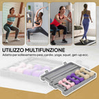 HOMCOM 6kg Fitness Dumbbell Set with Non-Slip Grip and Carrying Case, Multicolor