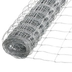 26.1m Roll of Galvanized Wire Fence Mesh, 1.2m Height, Silver - Borge' Group Limited