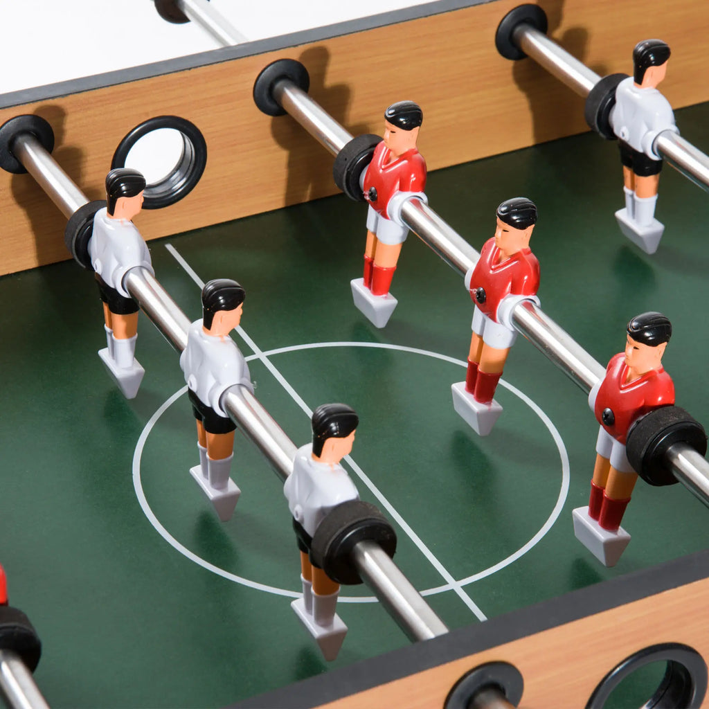 Professional Table Football for Children and Adults with MDF Wooden Rods 92x46x78cm