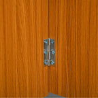 Extendable Dining Table, Modern Design, Space-Saving Folding Table with Wheels 120 × 80 × 73cm