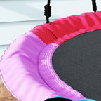 Nest Swing for Children 3-8 Years with Ropes and Straps, in PE and Oxford Fabric, 100x100x180 cm, Multicolored