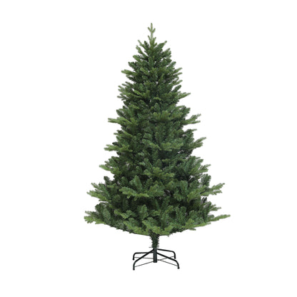 CHRISTMAS TREE - Artificial Christmas Tree 180 cm Tall with 818 Branches and Steel Base for Indoors, Green