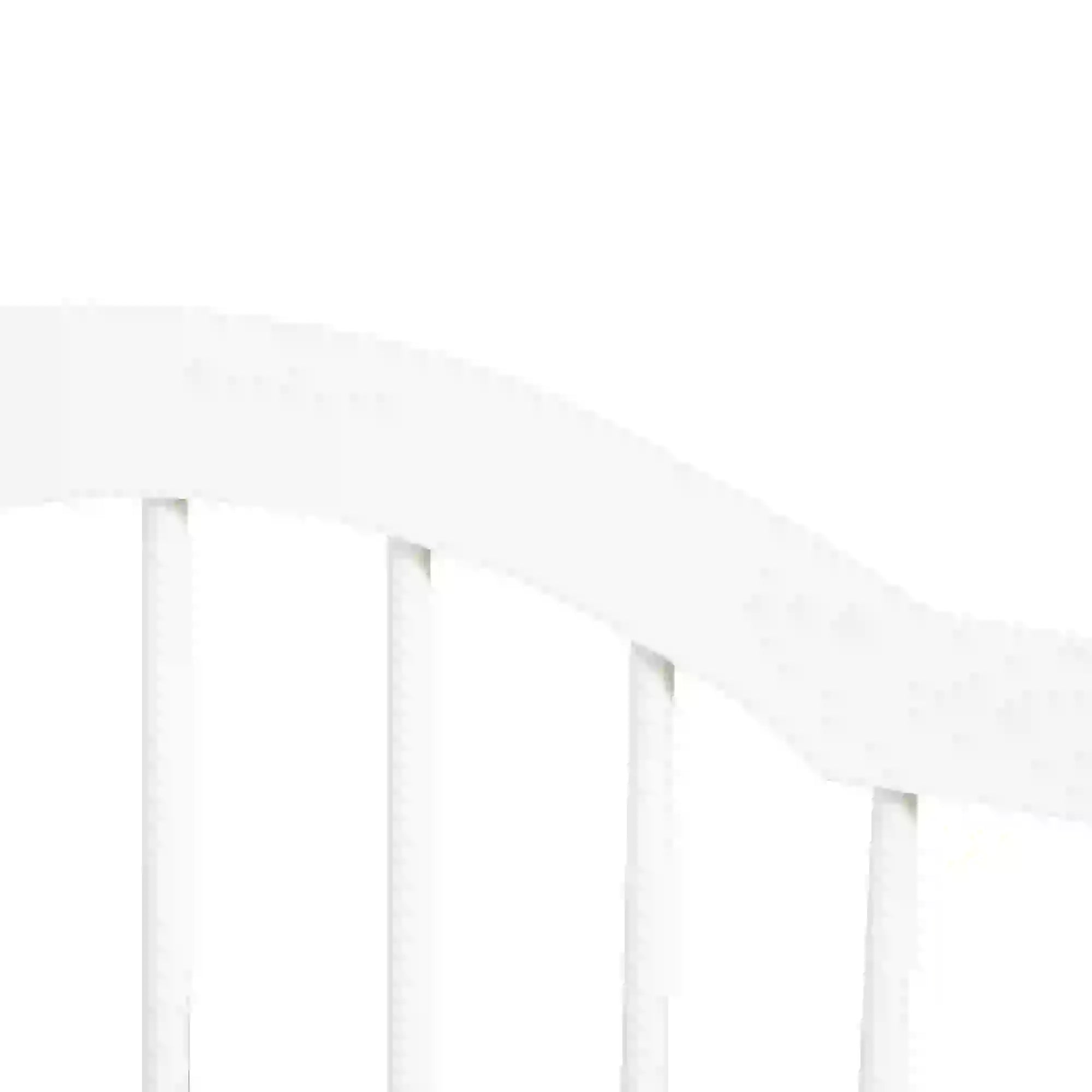 3 Section Folding Wooden Dog Gate, 154.5x29. 5x61cm, White - Borge' Group Limited