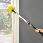 Home Cleaning Kit with Rod, Cobweb Duster, Microfiber Duster and Fan Duster