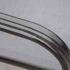 Outsunny Set of 4 Stackable Space-Saving Garden Chairs with Metal Armrests and Mesh Fabric, Grey